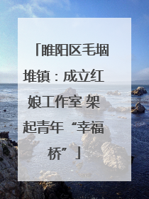 睢阳区毛堌堆镇：成立红娘工作室 架起青年“幸福桥”