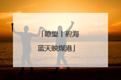 瞭望丨碧海蓝天映煤港