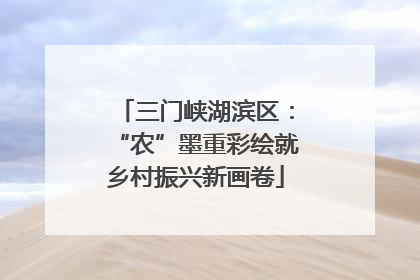 三门峡湖滨区：“农”墨重彩绘就乡村振兴新画卷
