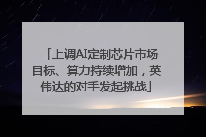 上调AI定制芯片市场目标、算力持续增加，英伟达的对手发起挑战