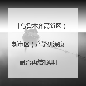 乌鲁木齐高新区（新市区）产学研深度融合再结硕果