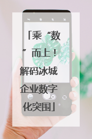 乘“数”而上！解码冰城企业数字化突围