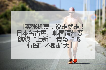 买张机票，说走就走！日本名古屋、韩国清州等航线“上新” 青岛“飞行圈”不断扩大