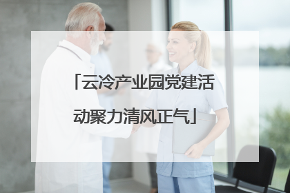 云冷产业园党建活动聚力清风正气