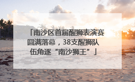 南沙区首届醒狮表演赛圆满落幕，38支醒狮队伍角逐“南沙狮王”