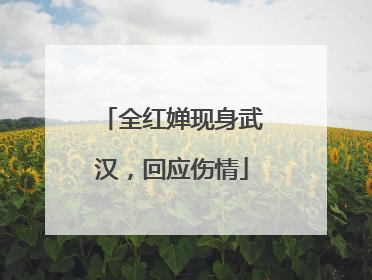 全红婵现身武汉，回应伤情