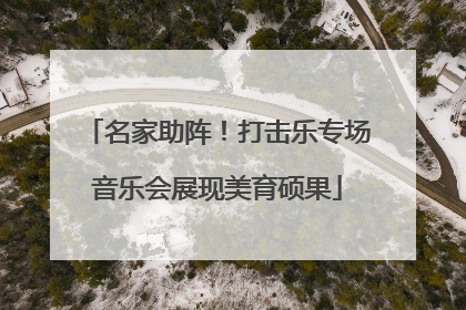 名家助阵！打击乐专场音乐会展现美育硕果
