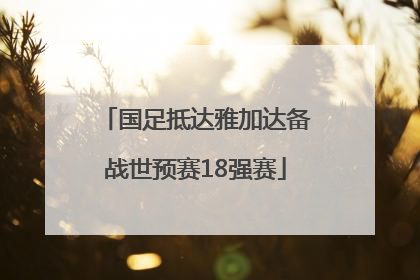 国足抵达雅加达备战世预赛18强赛