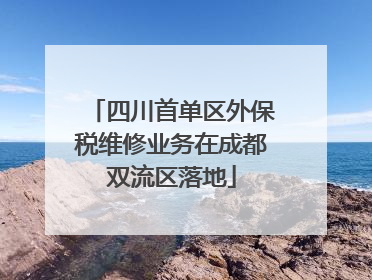 四川首单区外保税维修业务在成都双流区落地