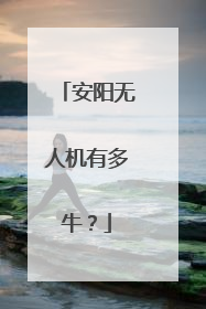 安阳无人机有多牛？