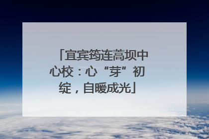 宜宾筠连蒿坝中心校：心“芽”初绽，自暖成光