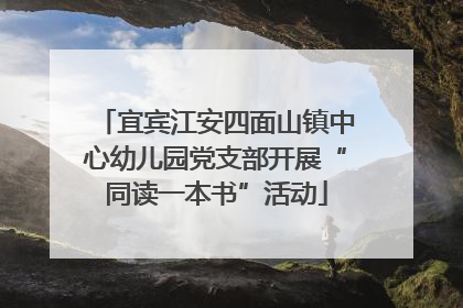 宜宾江安四面山镇中心幼儿园党支部开展“同读一本书”活动