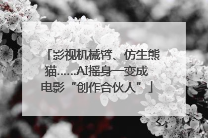 影视机械臂、仿生熊猫……AI摇身一变成电影“创作合伙人”