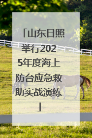 山东日照举行2025年度海上防台应急救助实战演练