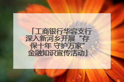 工商银行华容支行深入新河乡开展“存保十年 守护万家”金融知识宣传活动