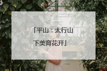 平山：太行山下美育花开