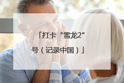 打卡“雪龙2”号（记录中国）
