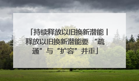 持续释放以旧换新潜能丨释放以旧换新潜能要 “疏通”与“扩容”并重