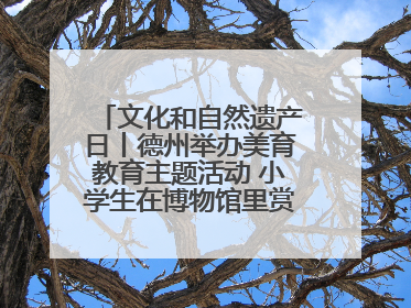 文化和自然遗产日丨德州举办美育教育主题活动 小学生在博物馆里赏文物画文物