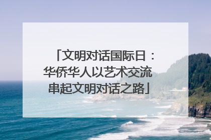 文明对话国际日：华侨华人以艺术交流串起文明对话之路