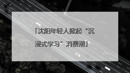 沈阳年轻人掀起“沉浸式学习”消费潮
