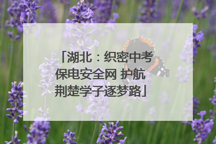 湖北：织密中考保电安全网 护航荆楚学子逐梦路