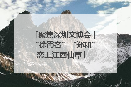 聚焦深圳文博会｜“徐霞客”“郑和”恋上江西仙草