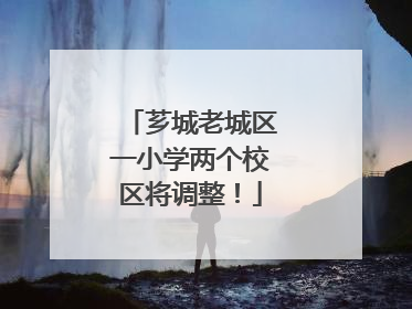 芗城老城区一小学两个校区将调整！