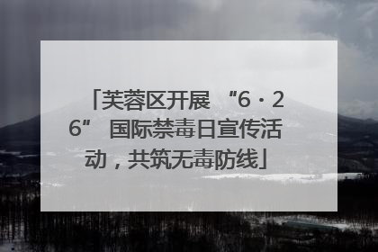 芙蓉区开展 “6・26” 国际禁毒日宣传活动，共筑无毒防线