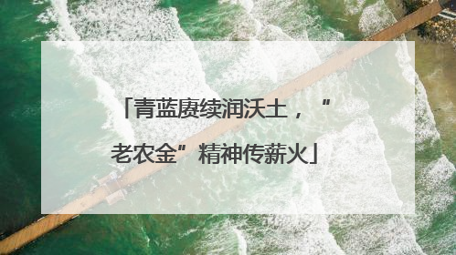 青蓝赓续润沃土，“老农金”精神传薪火
