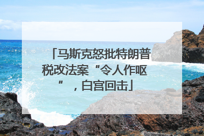 马斯克怒批特朗普税改法案“令人作呕”，白宫回击