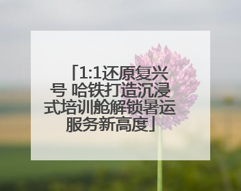 1:1还原复兴号 哈铁打造沉浸式培训舱解锁暑运服务新高度