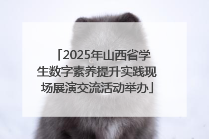 2025年山西省学生数字素养提升实践现场展演交流活动举办